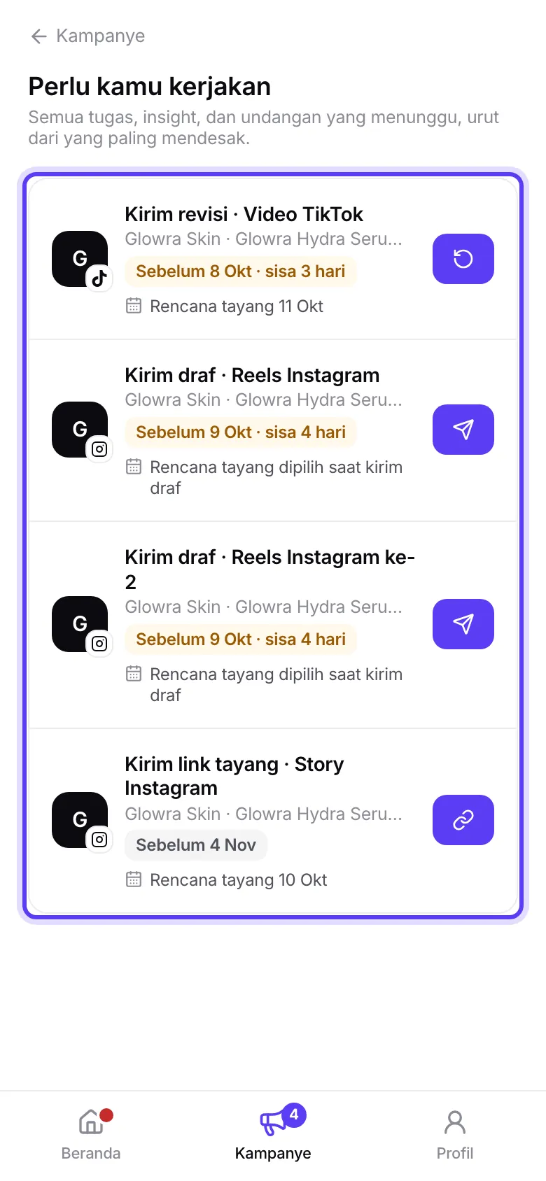 Halaman Perlu kamu kerjakan