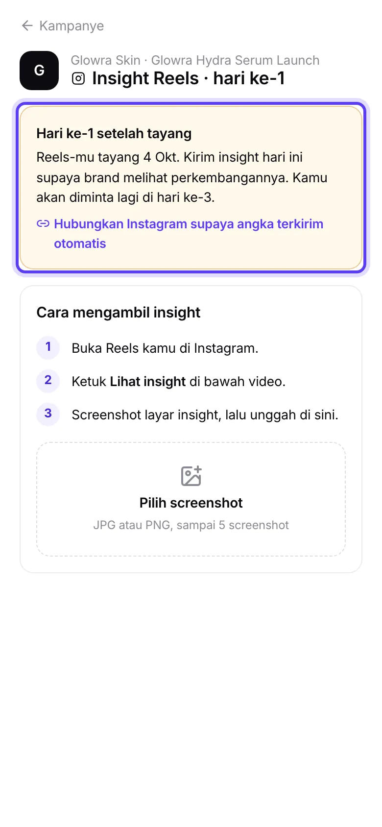 Halaman Insight post dengan keterangan hari setelah tayang